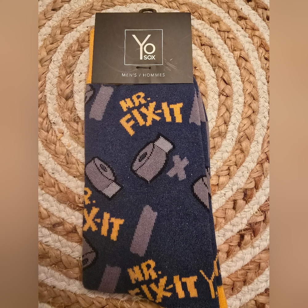 Men's Crew Sock - Mr. Fix It
